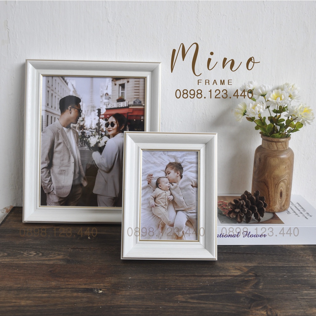 Khung Ảnh Gỗ Nhiều Kích Thước Trang Trí Phòng Khách, Phòng Ngủ Mino Frame