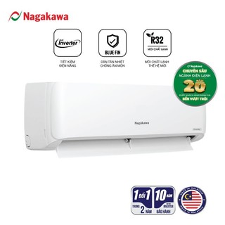 Điều hòa/Máy lạnh Inverter 9000BTU (1Hp) Nagakawa NIS-C09R2H11 - Miễn phí giao lắp, Bảo hành máy nén 10 năm
