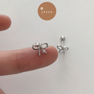 1 chiếc  khuyên tai Hình cái nơ xinh nè jesse store