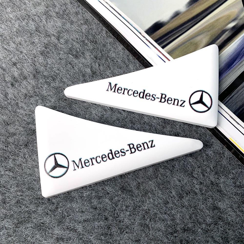 Miếng Dán Bảo Vệ Góc Cửa Xe Hơi Mercedes-Benz AMG C200 E260 S350L Class GLK GLA W204 W251 Bằng Silicon Chống Va Chạm