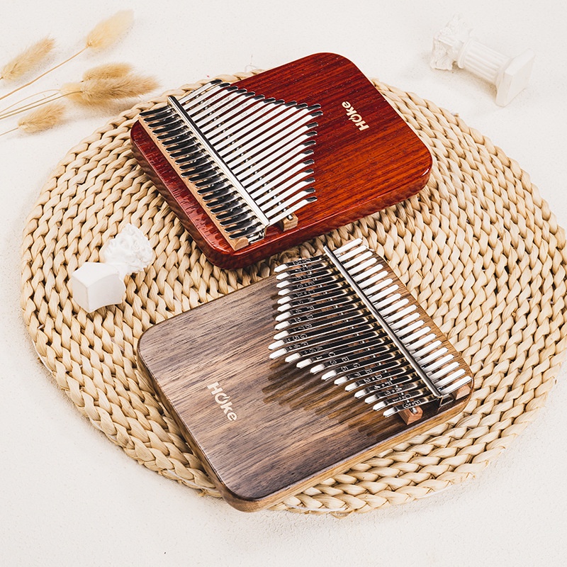 Đàn kalimba gỗ 21 phím HOKE trơn giá rẻ cho bạn mới tập chơi-KIMI0001