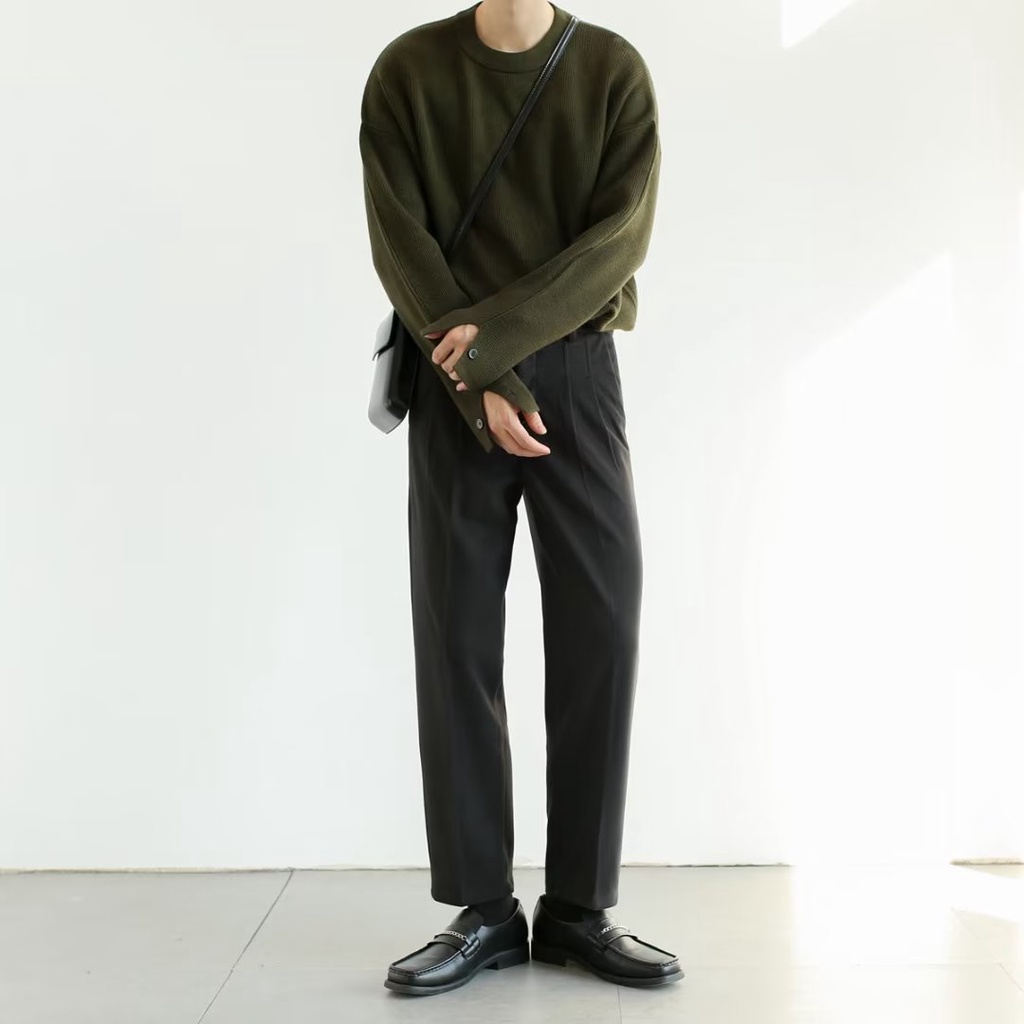 Áo Sweater Dài Tay Thời Trang Hàn Quốc Dành Cho Nam