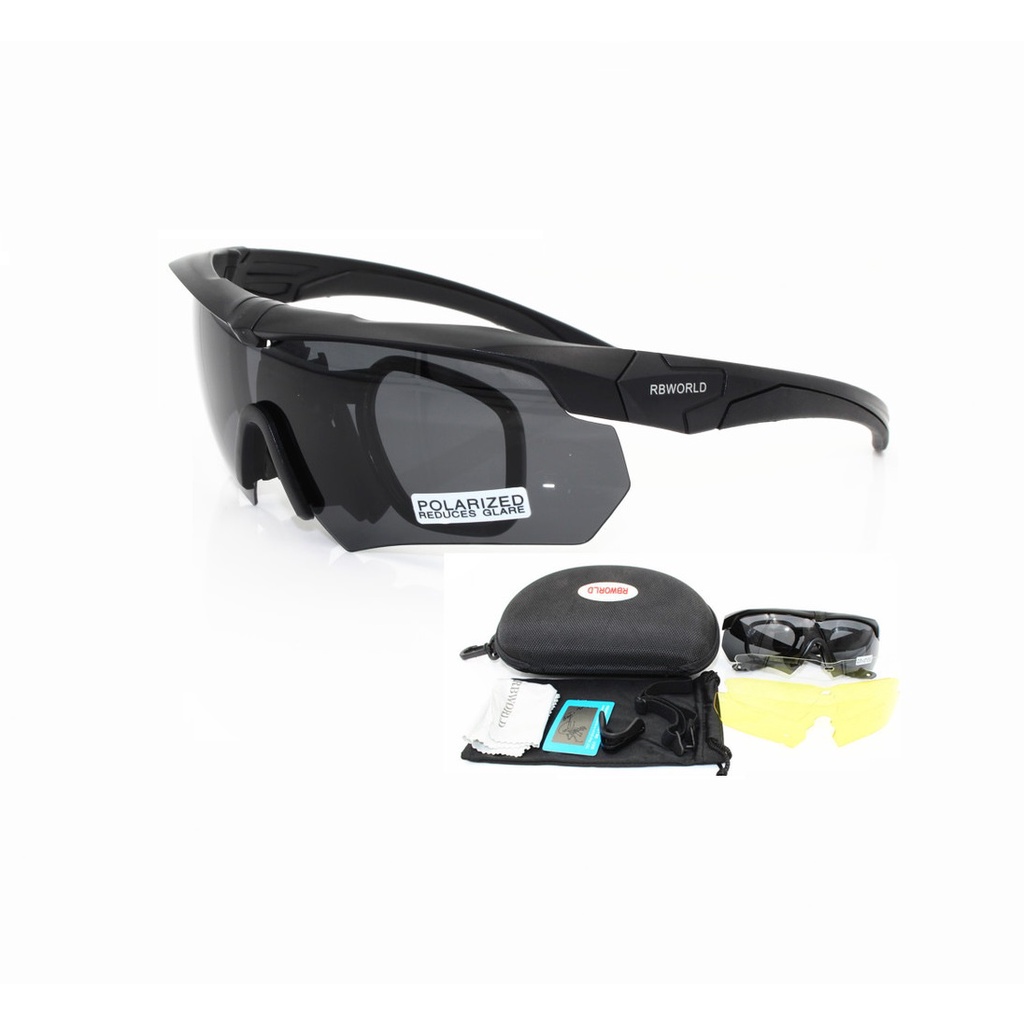Kính bảo hộ RBWorld ESS Crossbow Polarized Glasses (3 Lens)