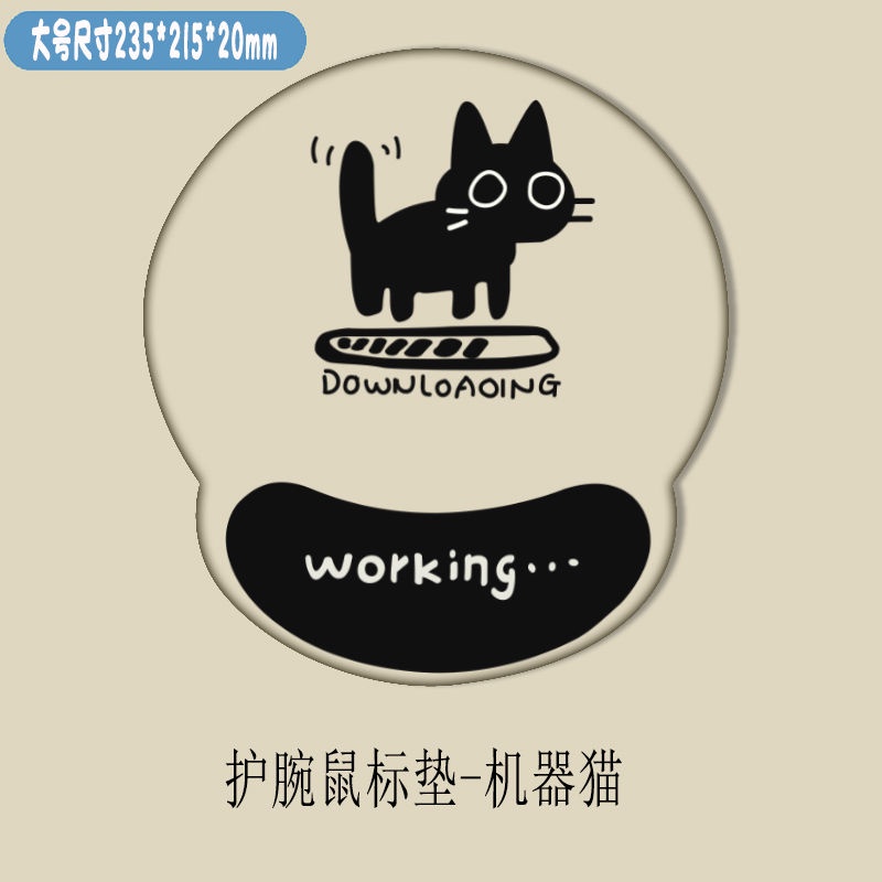 Miếng Lót Chuột Máy Tính Có Đệm Silicone Dày 3D Sáng Tạo