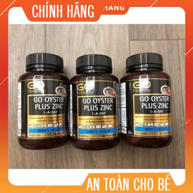 Hỗ trợ tăng ham muốn Tinh chất hàu Oyster plus ZinC tăng sinh lý nam (hàu Go) cải thiện sinh lý 120 viên kenbomshop