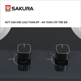 Bếp gas âm SAKURA SG-2668GB (Hàng Chính hãng - Bảo hành 24 tháng)