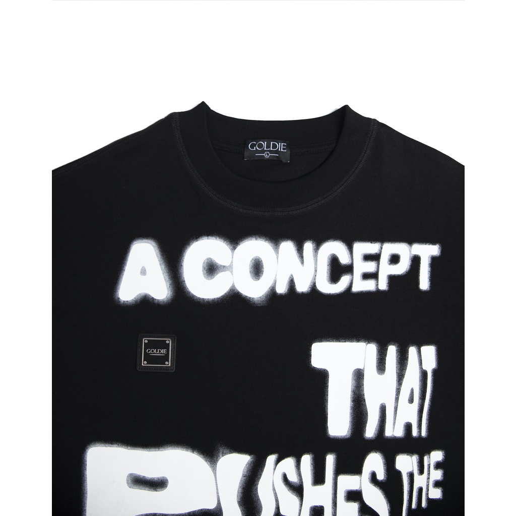 Áo thun "GOLDIE CONCEPT" 100% cotton 2 chiều