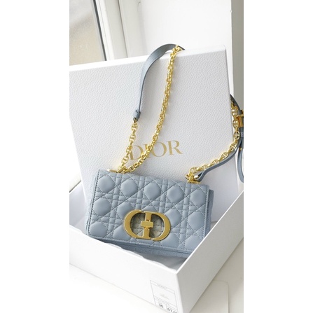 Túi Xách Dior Caro Bag Small Trắng Đen Be Xanh Size 20  -  By Anh Dinh Phuong