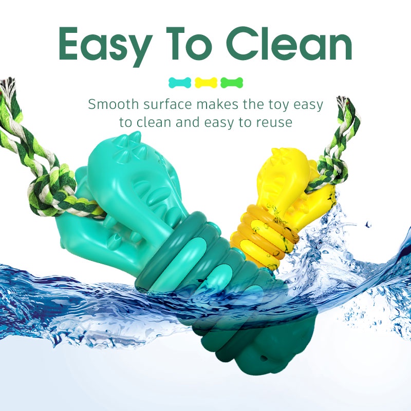 HamshMoc Đồ Chơi Nhai Gặm Tương Tác Bằng Cao Su Kích Thước Nhỏ Vừa / Lớn Siêu Bền Cho Cún Cưng