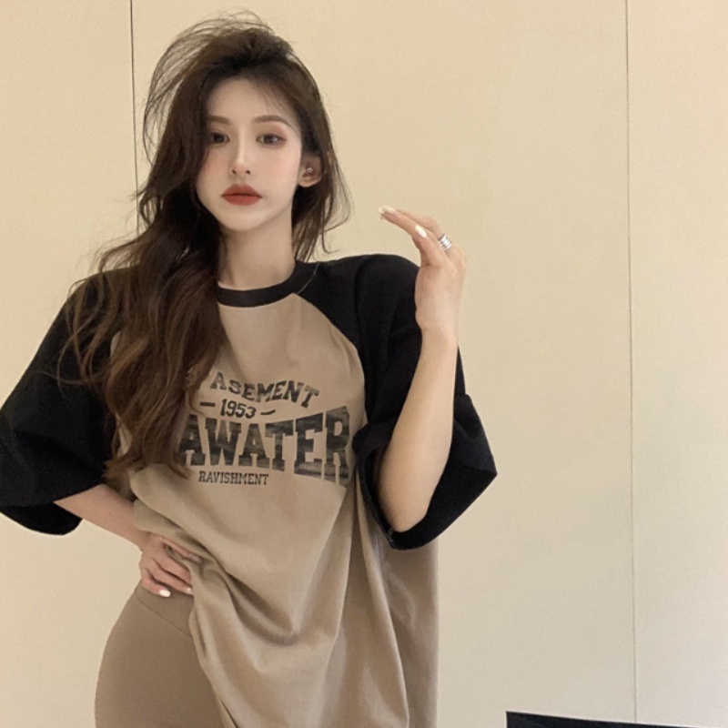 Áo Thun Tay Ngắn oversize Mùa Hè Hàn Quốc Cho Nữ