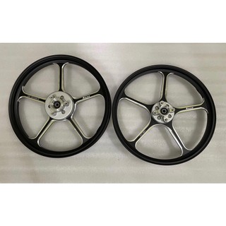 Mâm vành đúc 5 cây cnc suzuki raider satria gắn zin theo xe và dòng xe độ lên đĩa lớn