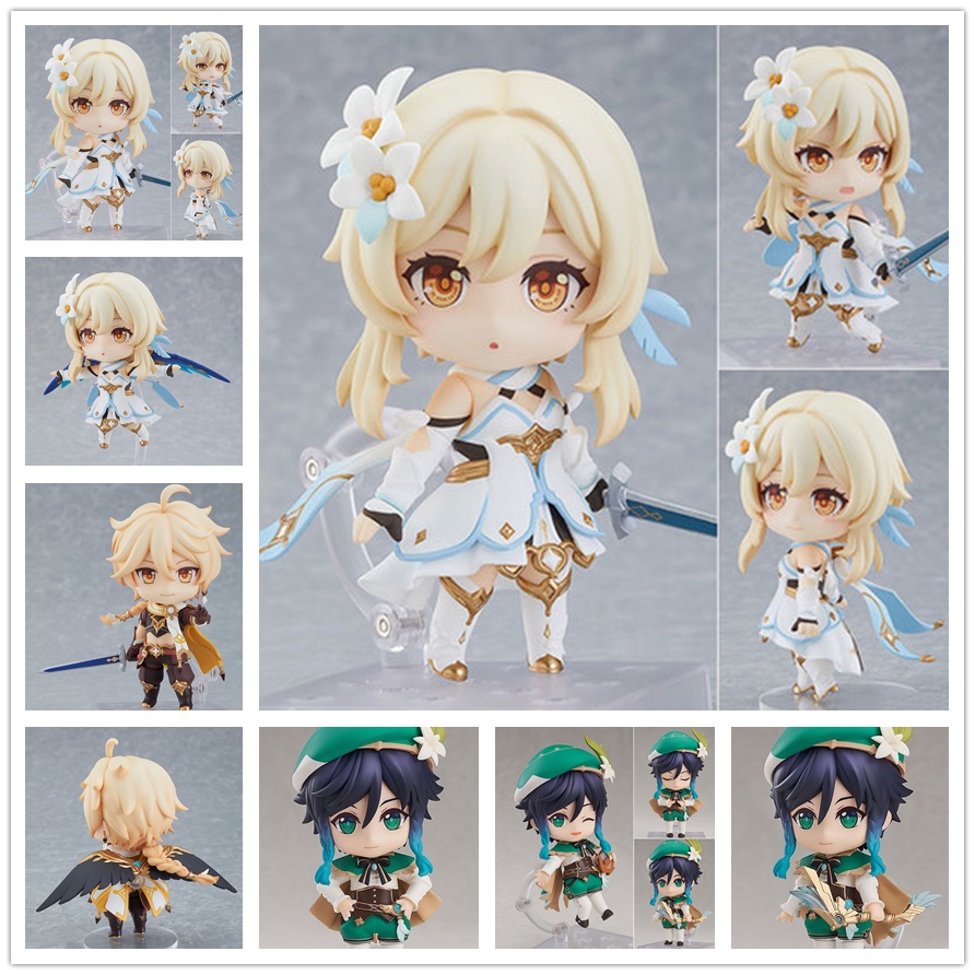 Máy Va Chạm Nendoroid Genshin #1717 (Aether) #Mô Hình Đồ Chơi Nhân Vật Lumine 1718 Bằng Pvc Chất Lượng Cao