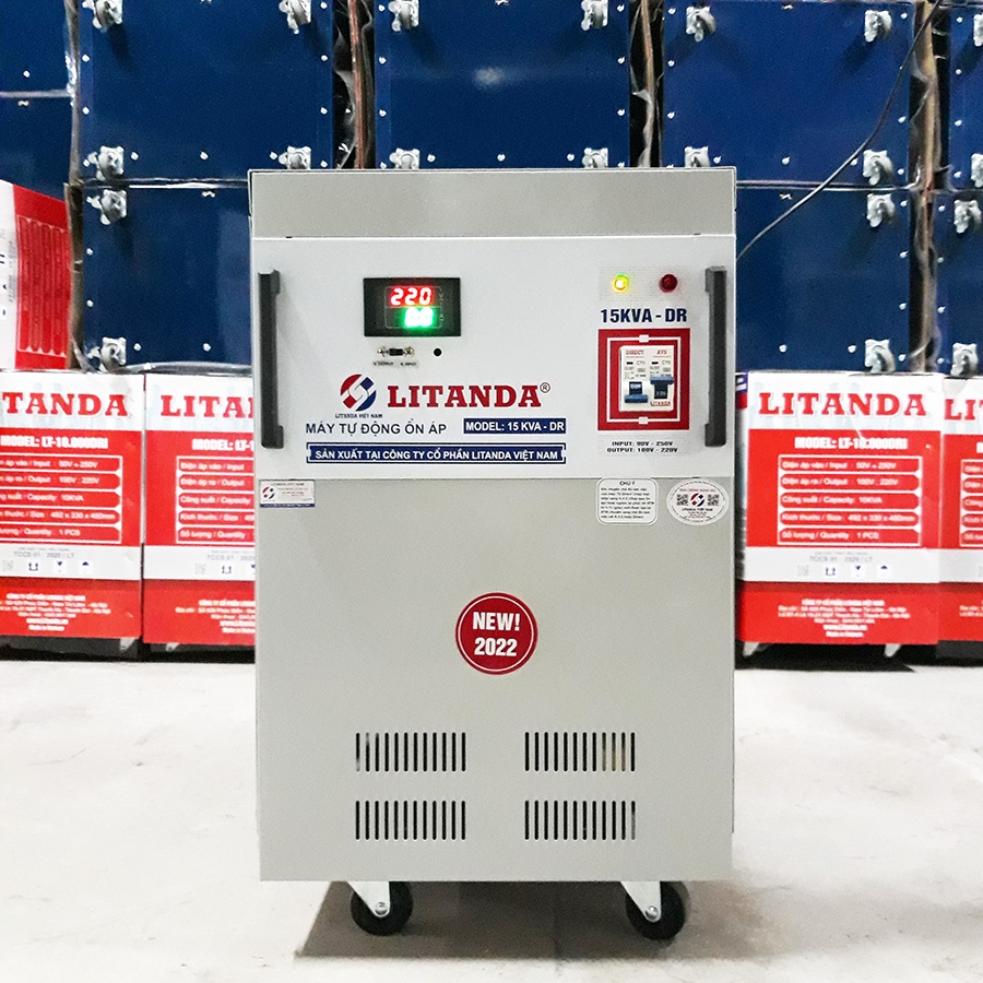 ỔN ÁP LITANDA 15KVA DR DẢI 90V-250V