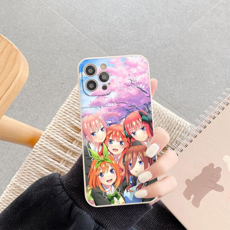 Ốp bảo vệ cam iphone anime Quintessential Quintuplets Cartoon Cute 6/6splus7/7plus/8/8plus/x/xr/xs/11/12/13/14/pro