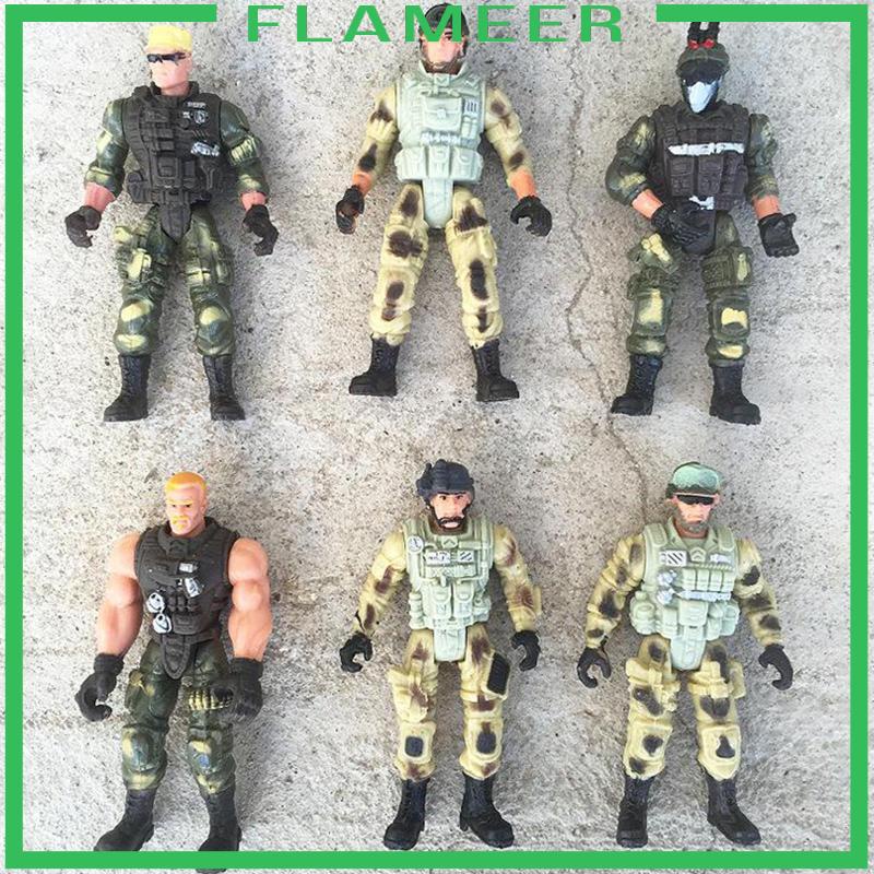 Set 6 Mô Hình Đồ Chơi Người Lính Mỹ 10cm