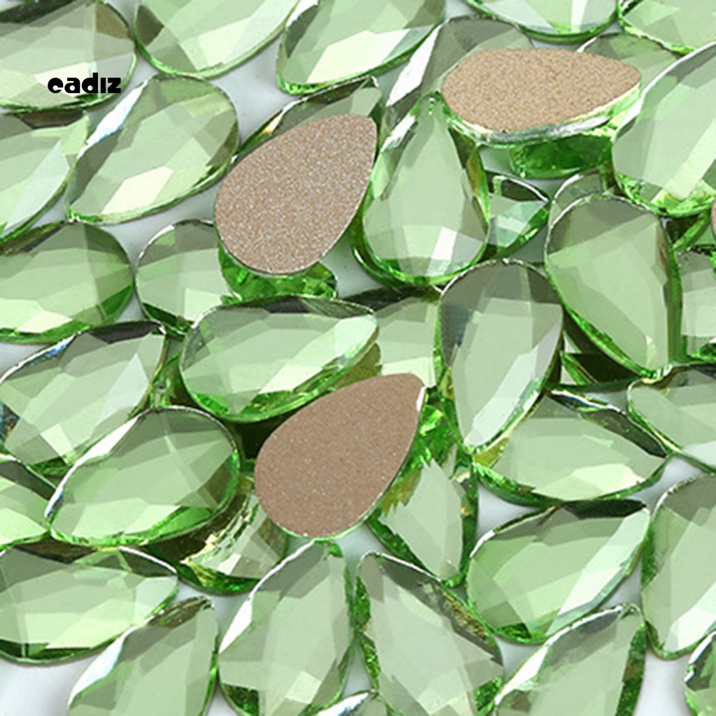 Bộ 50 Móng Tay Giả Đính Đá Dễ Bắt Mắt Trang Trí Nghệ Thuật Cho Nữ