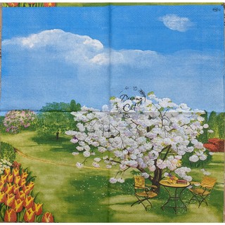 Khăn giấy in hình trang trí - mẫu in lớn 1/1 - decoupage napkin - nap-33-f-013