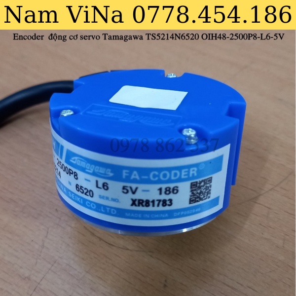 [Xuất vat] Bộ mã hóa xung Encoder động cơ servo Tamagawa TS5214N6520 OIH48-2500P8-L6-5V