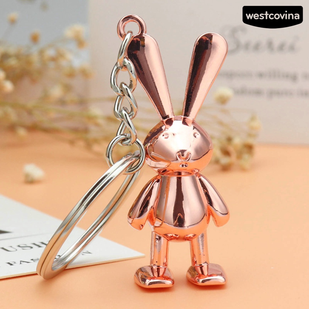 [Hot]☃Móc Khóa Hình Chú Thỏ Hoạt Hình Ba Chiều Đa Năng Trang Trí Năm Mới 2023