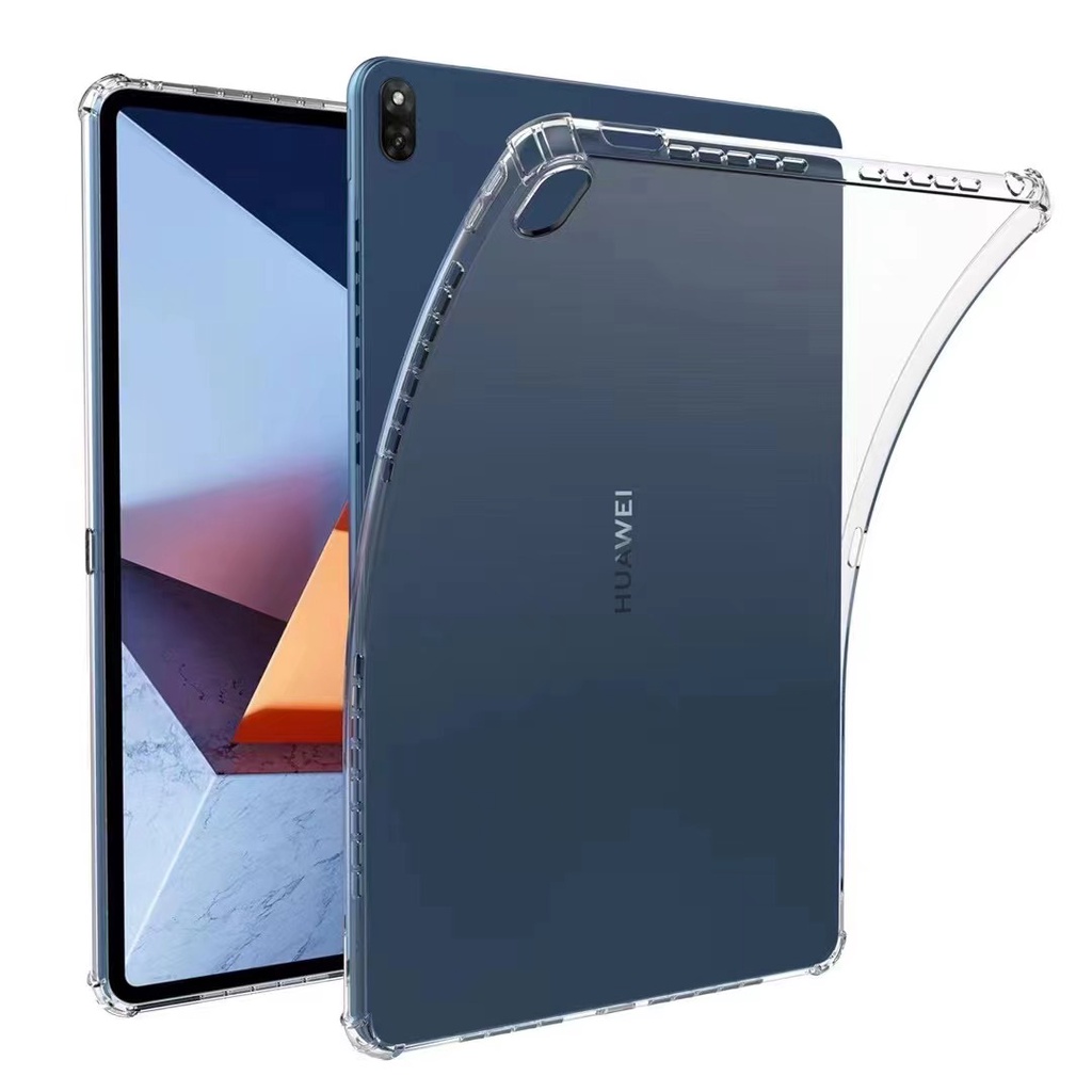 Ốp Máy Tính Bảng TPU Mềm Trong Suốt Có Túi Khí Chống Sốc Cho Huawei MatePad 11 T10 T10S 10.4 Pro 12.6 10.8 Matebook E 12.6
