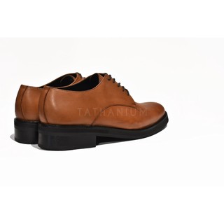 [TATHANIUM Footwear] Giày Derby cột dây màu bò da mộc