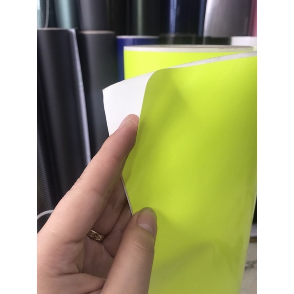 Giấy decal dán xe máy,decal màu xanh nõn chuối 2lớp loại dày trang trí xe máy ,ô tô