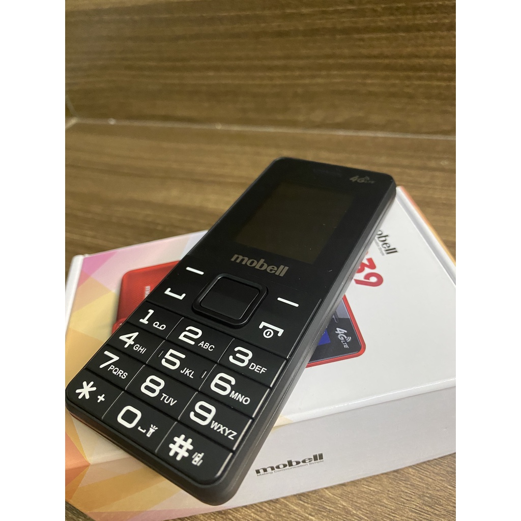 Điện Thoại 4G Mobell M239 - 2 Sim 2 Sóng - Loa To Rõ Ràng, Camera 8 MP - Hàng Chính Hãng - Bảo Hành 12 Tháng