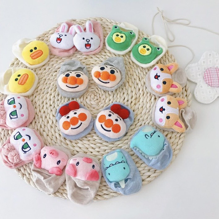 Tất vớ hình thú cho bé ( bảng màu số 2)