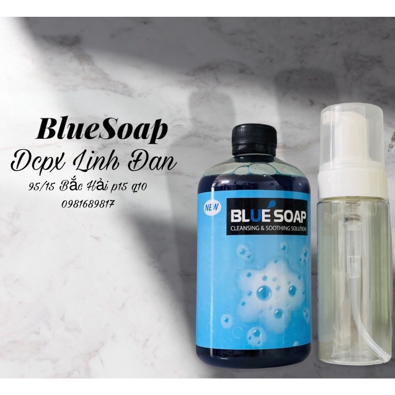 GREEN, BLUE SOAP + bình tạo bọt