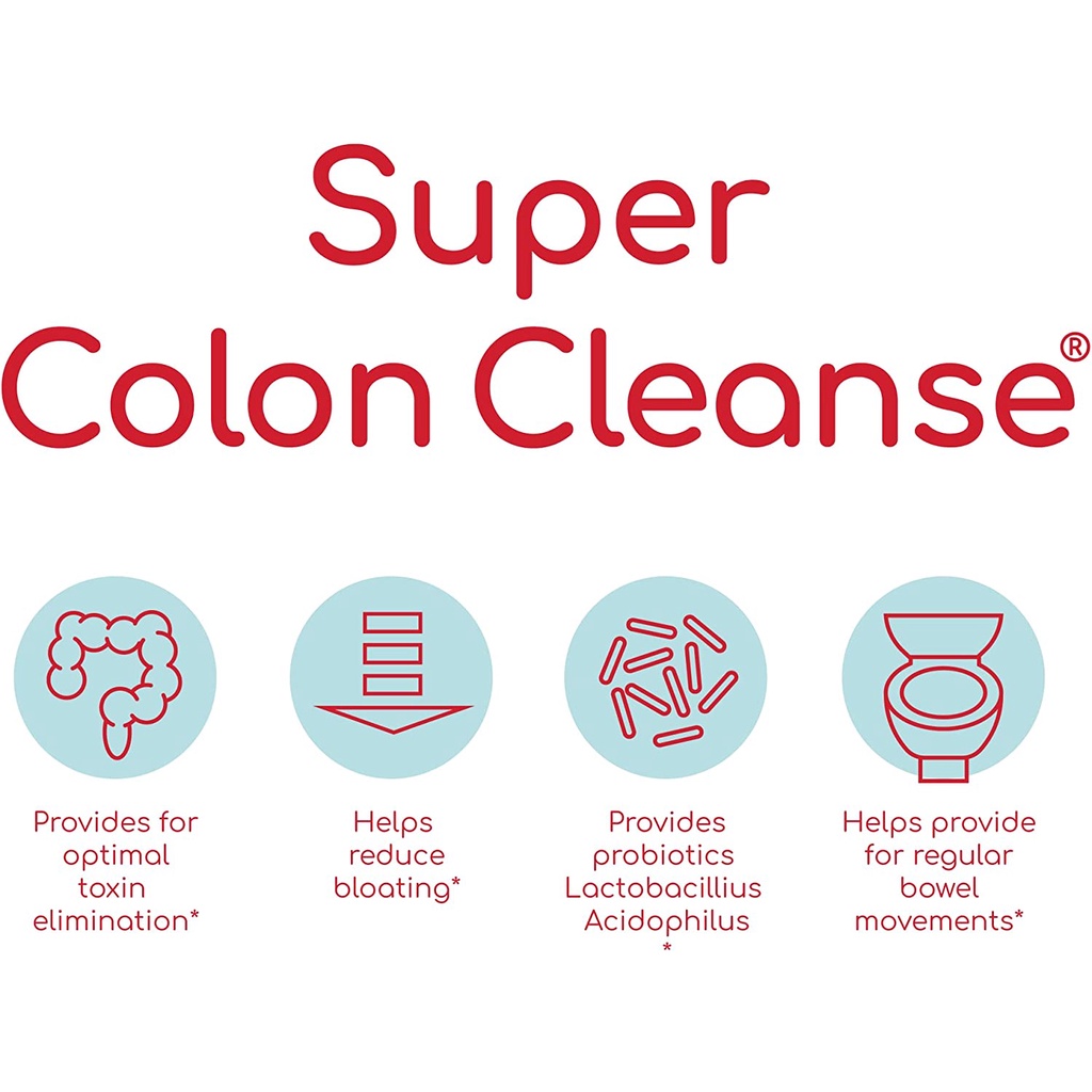 Bột thải độc đại tràng Super Colon Cleanse Health Plus Detox 340g