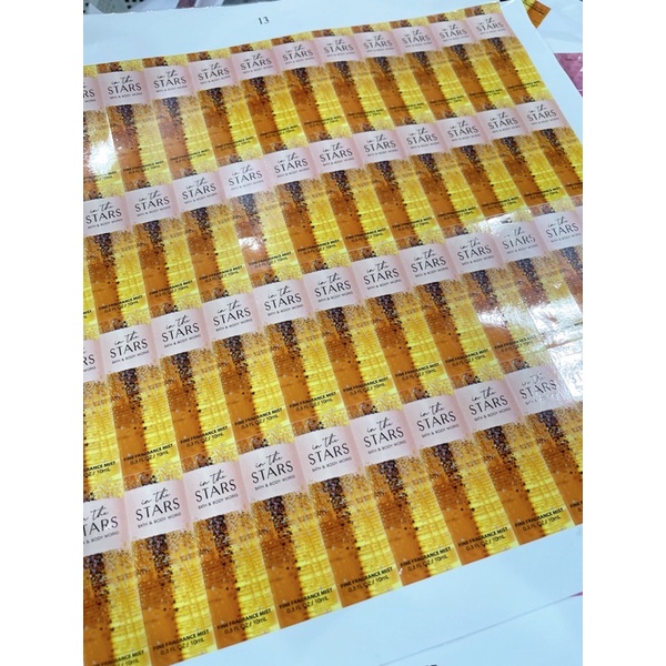 Tem dán body mist chiết 10ml