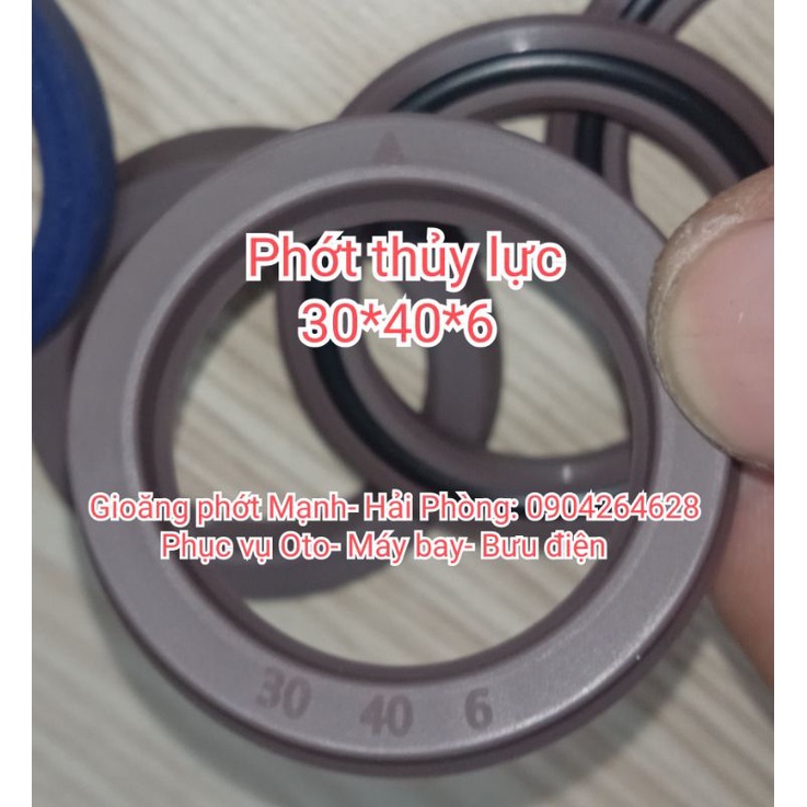 Phớt thủy lực 30*40*6 , 30x40x6 ( ben)