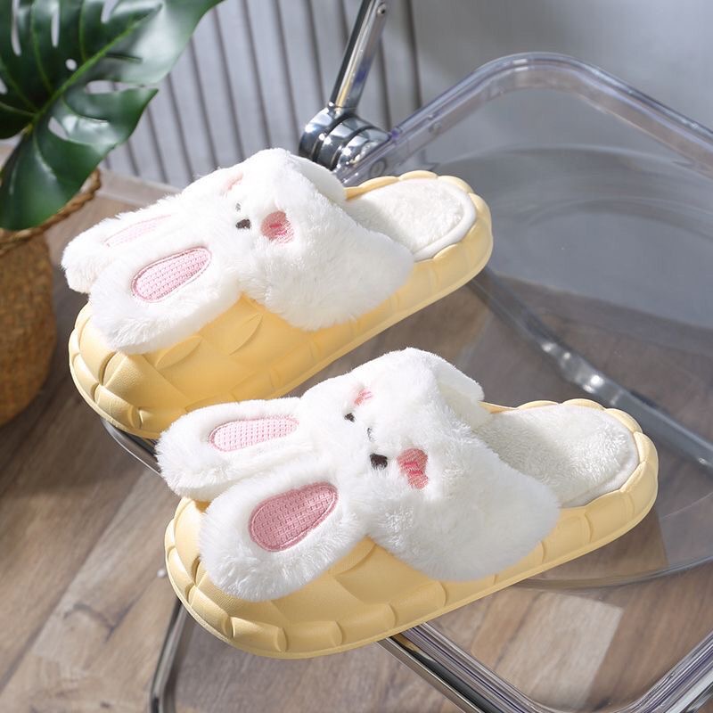 Dép Bông Hình Thỏ Đi Trong Nhà Dễ Thương Thời Trang Mùa Đông HOT 2022 -HHT002