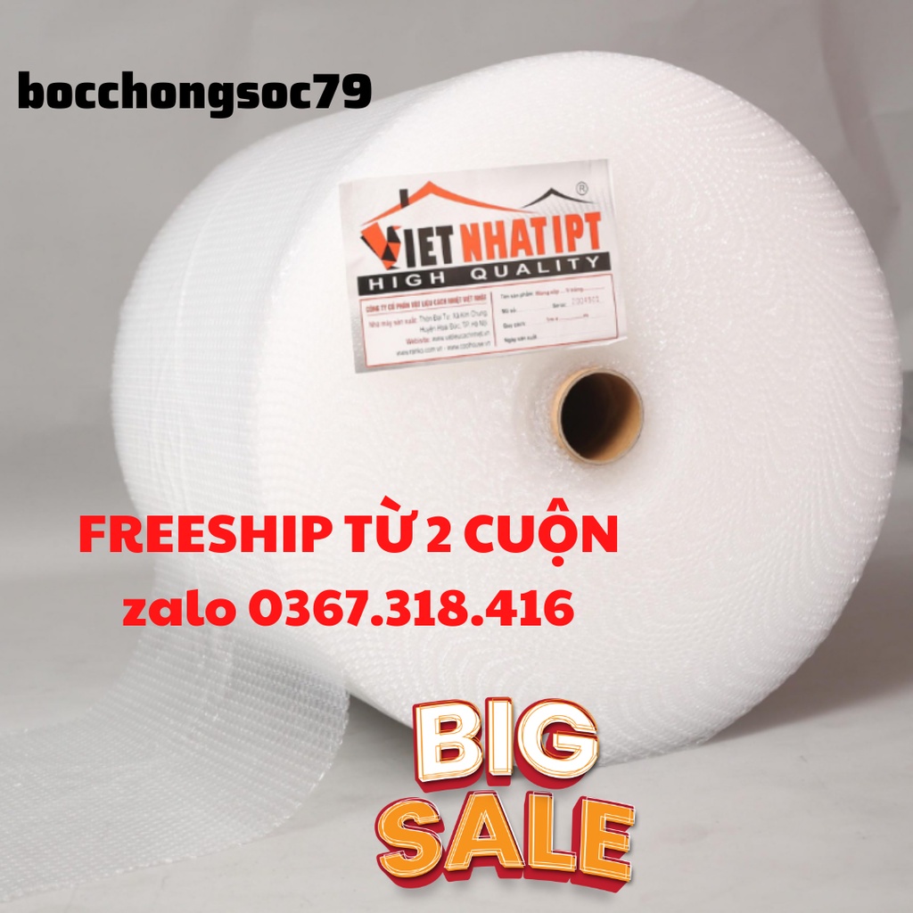 Cuộn Xốp Nổ 50 x100m ) Nhiều kích thước ,Bọc Chống Sốc, bong bóng khí - Đóng Bọc Hàng- Bong bóng khí