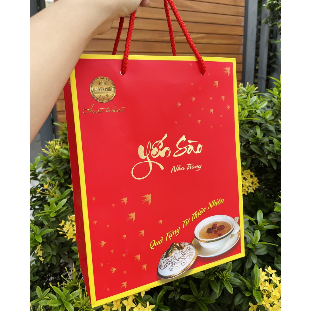 Túi yến sào 100gr size 28*23*8