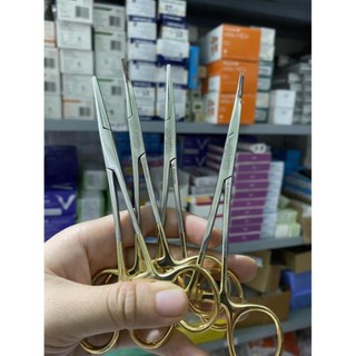 kẹp kim cán vàng 14cm