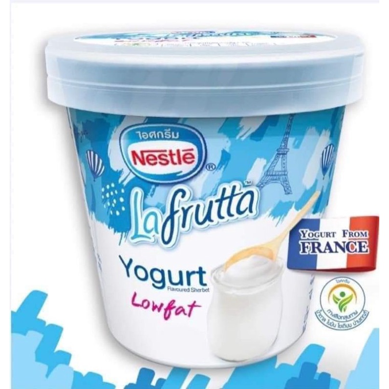 (GIAO LIỀN) Kem Sữa Chua Low Fat La Frutta Yogurt Nestle hộp 240g