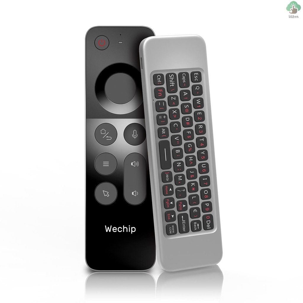 Bàn Phím Không Dây W3 2.4G Điều Khiển Bằng Giọng Nói IR 6 Trục Cảm Biến Chuyển Động Cho Smart TV Android TV BOX PC