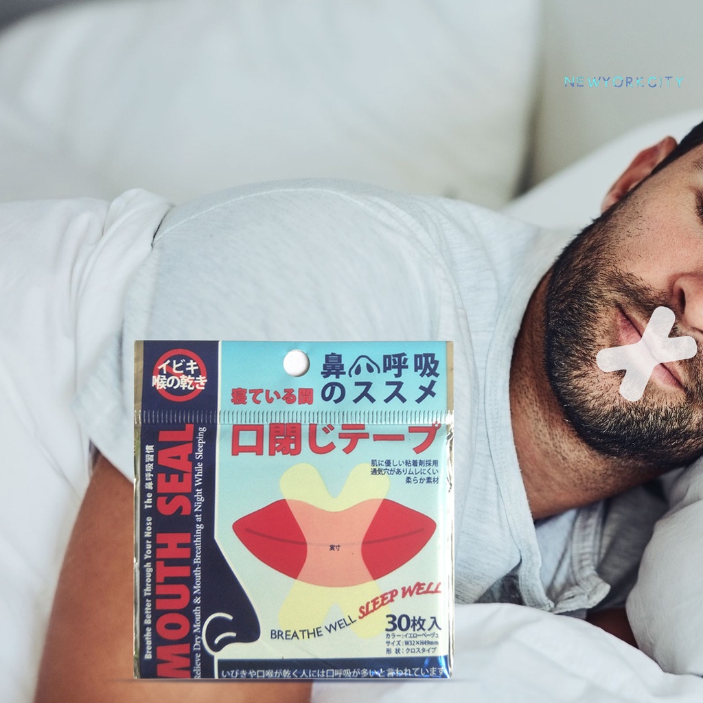 Bộ 30 Miếng Dán Mũi Chống Trượt Tự Dính Chăm Sóc Sức Khỏe Khi Ngủ