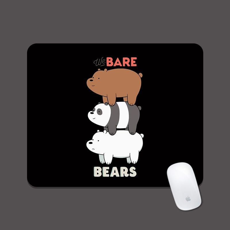 Đệm Lót Chuột Dày Dặn Chống Trượt Hình Gấu Hoạt Hình Dễ Thương