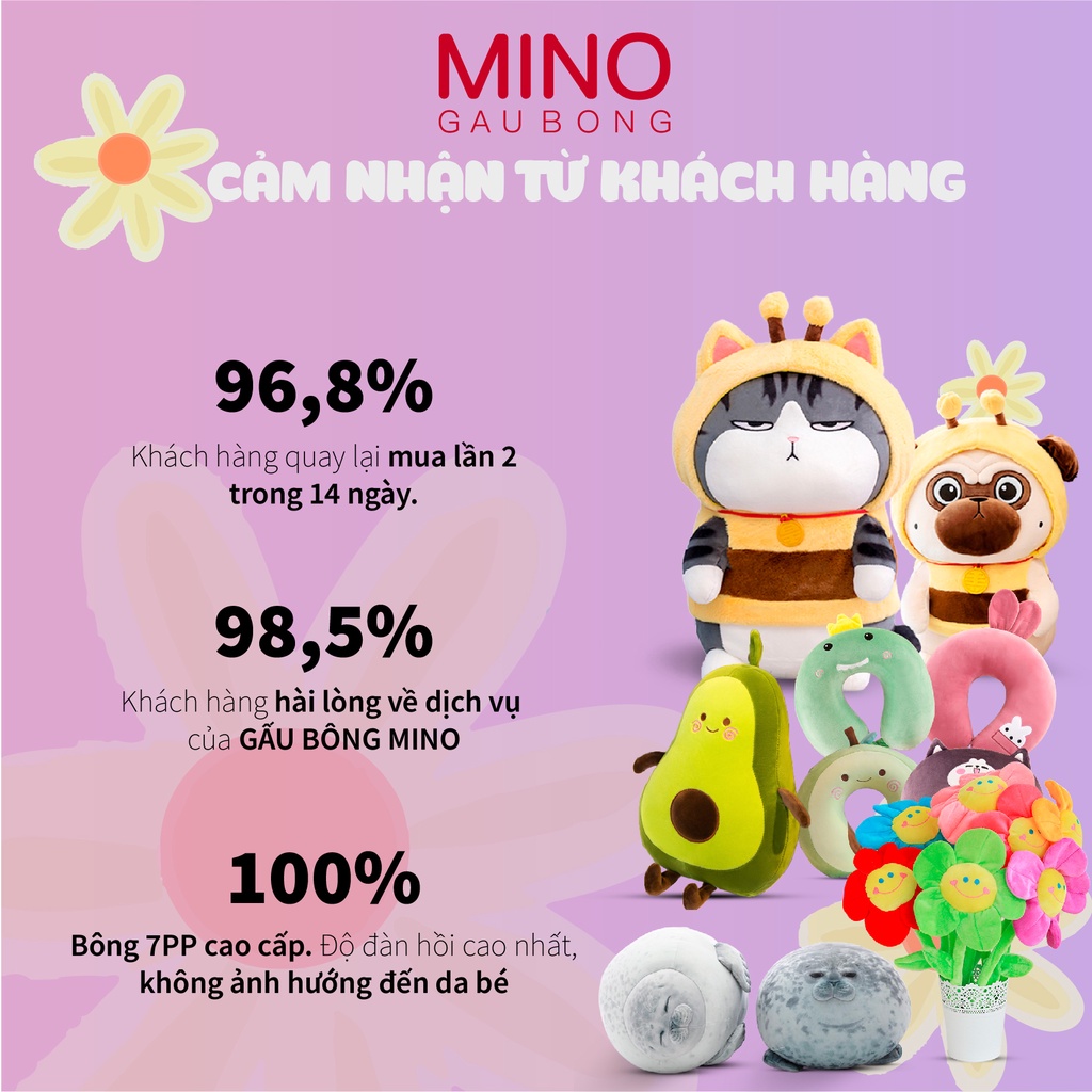 Ông Già Noel Nhồi Bông Giáng Sinh Cao Cấp MINO STORE TH209