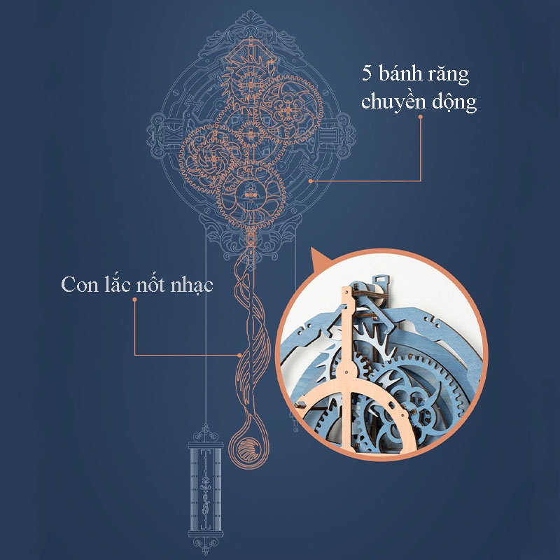 Đồng hồ treo tường lắp ghép sáng tạo mới,đồng hồ tự lắp ghép, đồng hồ cổ điển, đồng hồ la mã NPR36