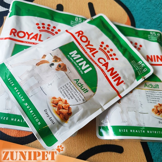Pate cho chó Royal Canin Mini gói 85g - Chó cỡ nhỏ có trọng lượng dưới 10kg khi lớn