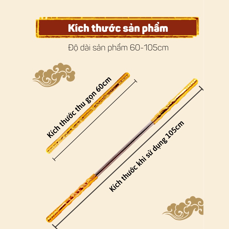 Đồ chơi Gậy phát sáng Tôn Ngộ Không Redtech cao cấp dành cho bé trai chất liệu nhựa an toàn cho trẻ từ 3 tuổi.