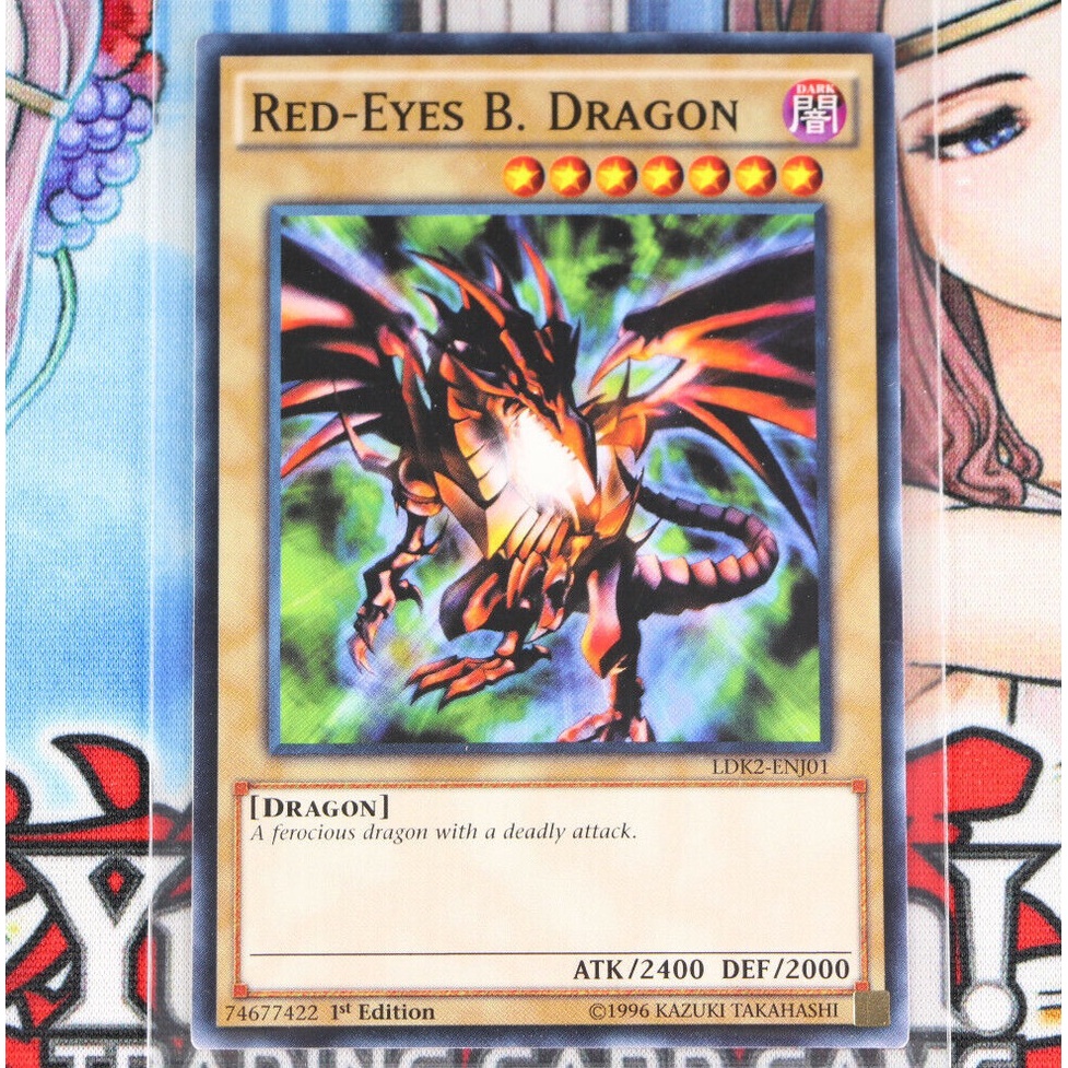 Bài Yugioh OCG - Red Eyes Black Dragon LC01  # Rồng Đen Mắt Đỏ