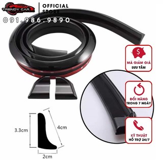 Phụ kiện ô tô |  Đuôi Gió, Cánh Lướt Gió Cao Su Vân Carbon 3D Xe Ô Tô Phong Cách Thể Thao