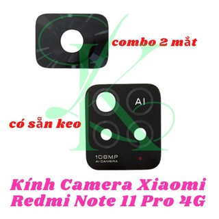 Mặt kính camera xiaomi redmi note 11 pro 4g có sẵn keo dán
