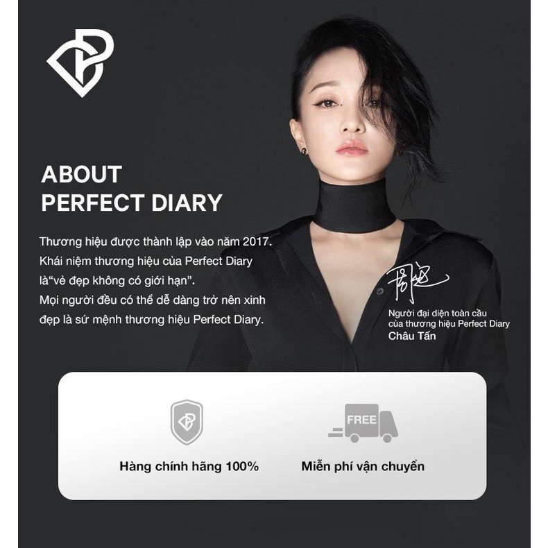 [DEAL XỊN TẾT 2024] Mascara Chuốt Mi PERFECT DIARY Lâu Trôi Chống Thấm Nước Làm Dày Và Dài Mi Tự Nhiên Tiện Lợi 4.5g