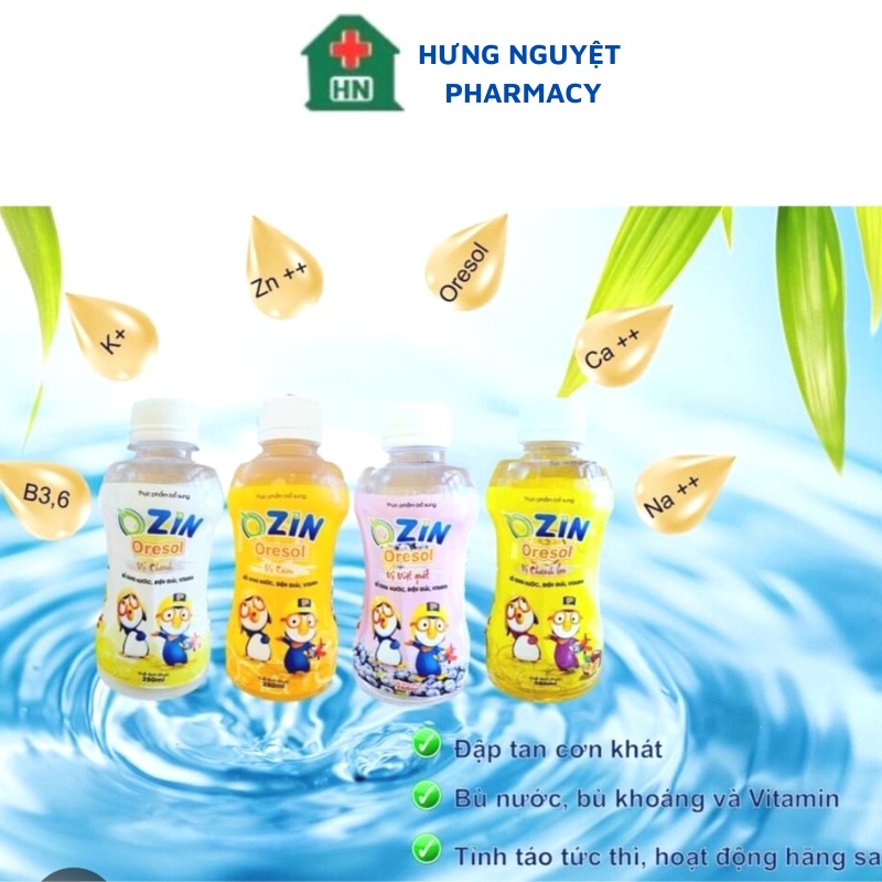 Bù Nước Và Điện Giải Ozin