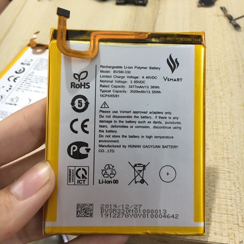 Pin Vsmart Star 3 ( BVSM-330 ) Zin Hàng Cao Cấp